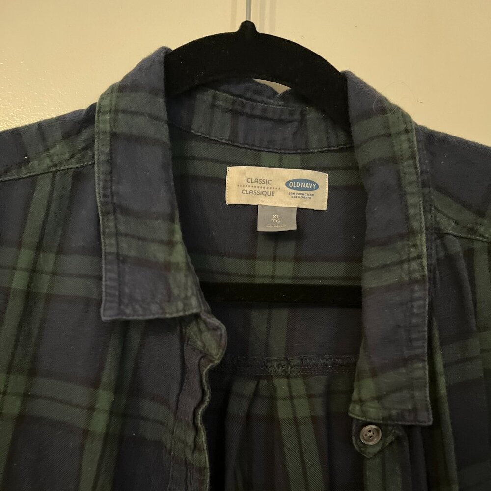 Old Navy plaid flannel